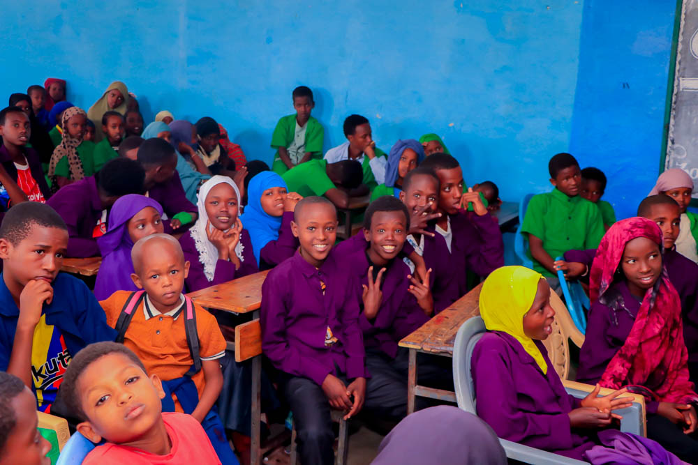 full Ethiopian classroom